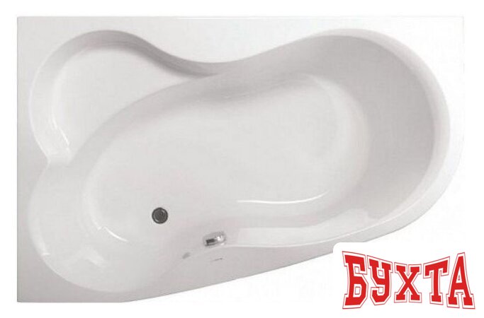 Ванна VagnerPlast Melite 160x105 L (с каркасом и экраном)