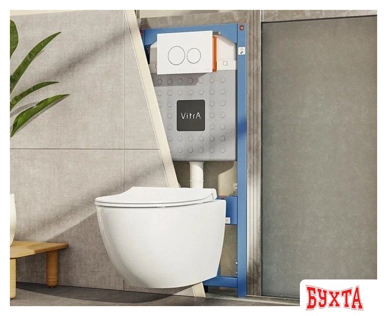 Унитаз подвесной Vitra Sento Rim-Eх 9830B003-7211 (с сиденьем) 2