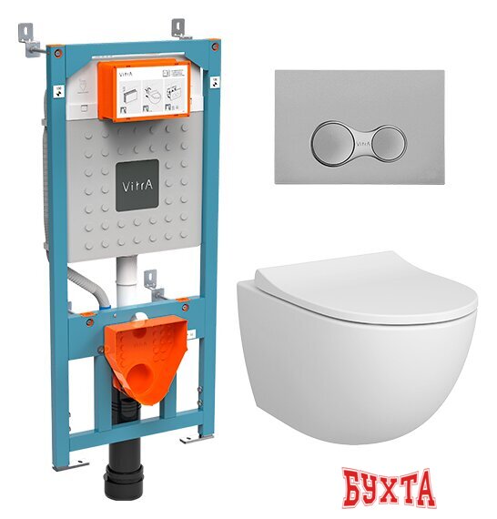 Унитаз подвесной Vitra Sento Rim-Ex/V12/Sirius 9830B003-7207