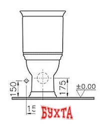 Унитаз напольный Vitra Serenada [9722B003-7205] 5