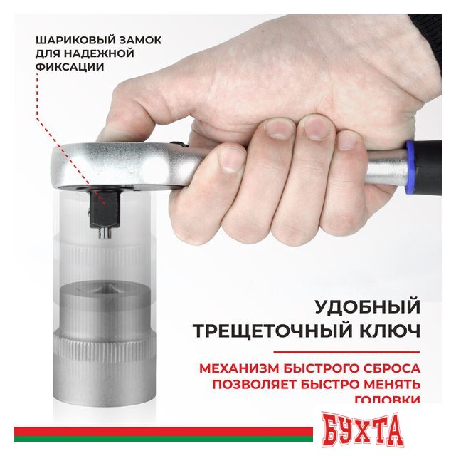 Биты, головки, насадки, держатели БелАК Профи БАК.07003 5