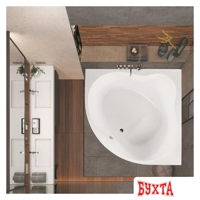 Ванна VagnerPlast Plejada 150x150 2