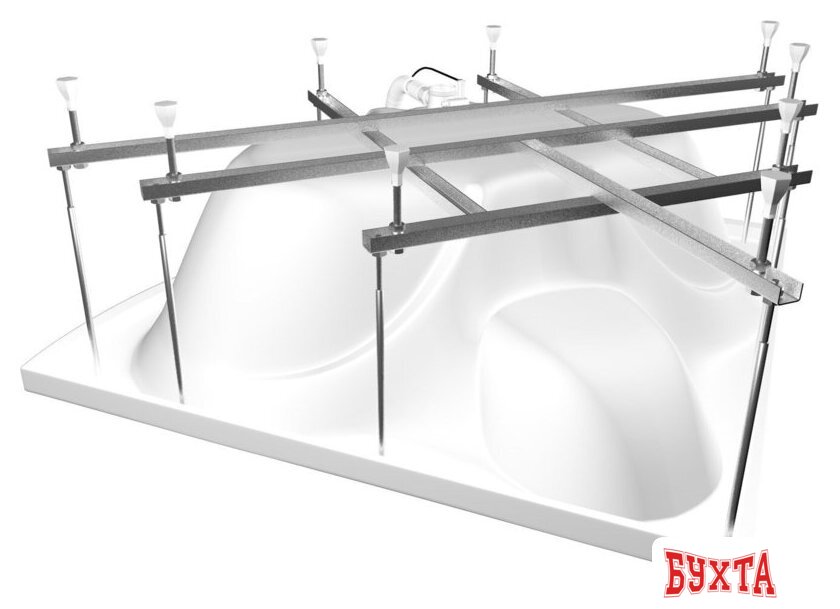 Ванна Triton Сабина 160x160 (с каркасом) 3