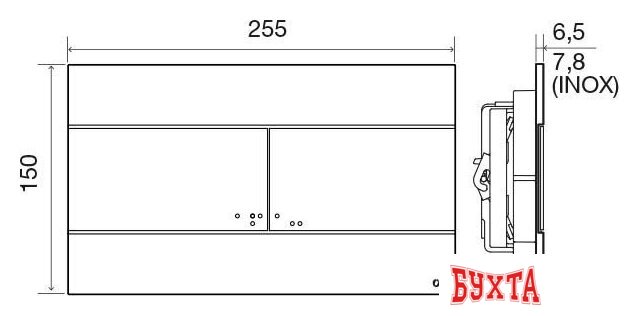 Инсталляция для унитаза OLI 120 Plus 885052+57141 5