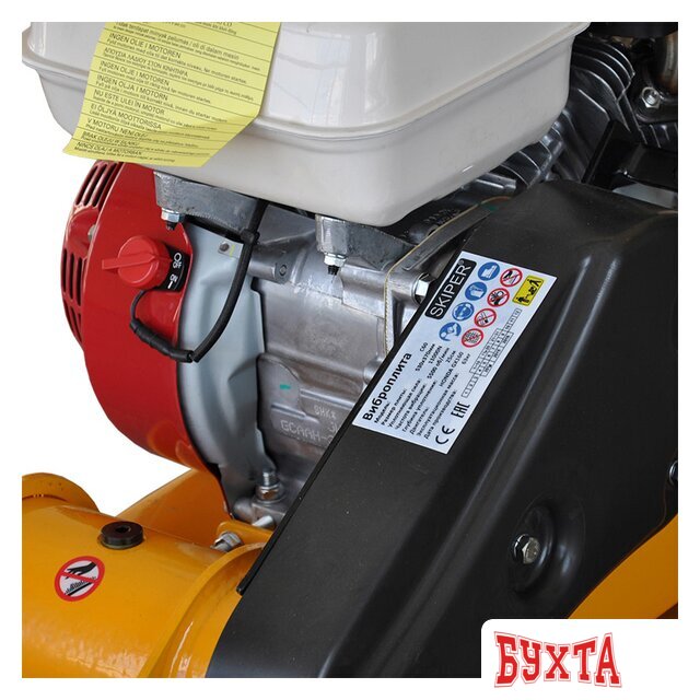 Виброплита Skiper C60L-WM LC160F (колеса, мат) 4