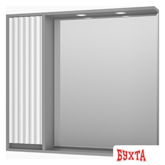 Мебель для ванных комнат Brevita Шкаф с зеркалом Balaton 90 L BAL-04090-01-01Л 2