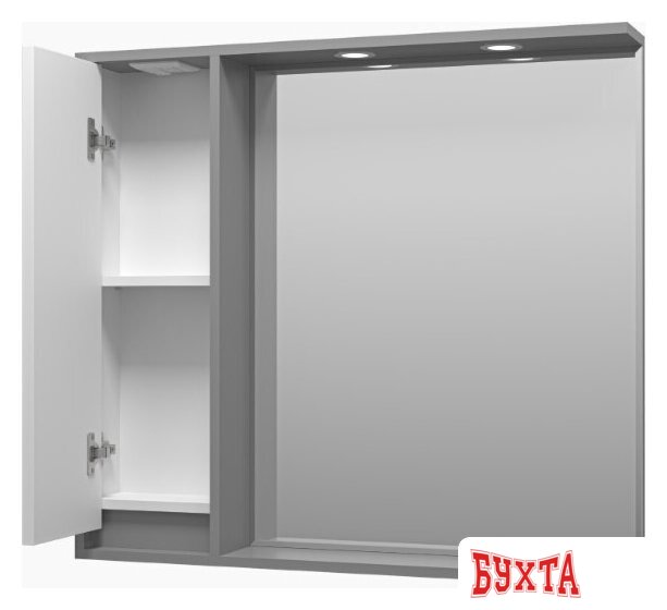 Мебель для ванных комнат Brevita Шкаф с зеркалом Balaton 90 L BAL-04090-01-01Л 4