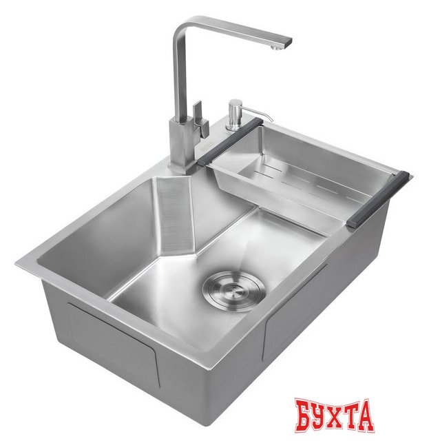 Кухонная мойка Avina HM6548 S (нержавеющая сталь) 4