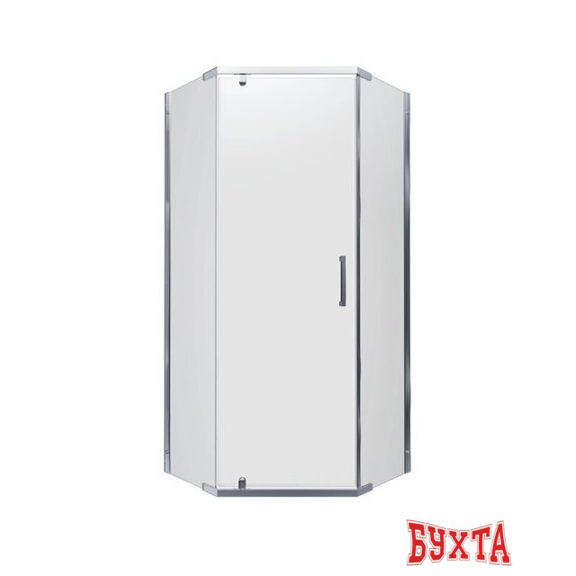 Душевой уголок Triton Дека 100x100 (хром, без поддона) 1