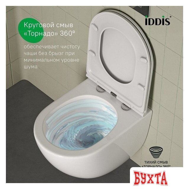 Унитаз подвесной IDDIS AXERDSEi25 2