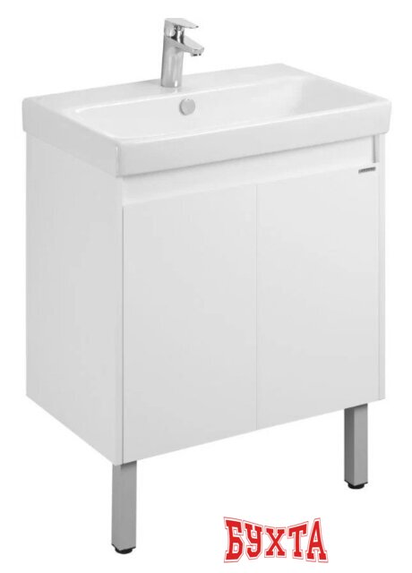 Мебель для ванных комнат Акватон Тумба под умывальник Сканди Doors 70 1A278901SD010 (белый) 5