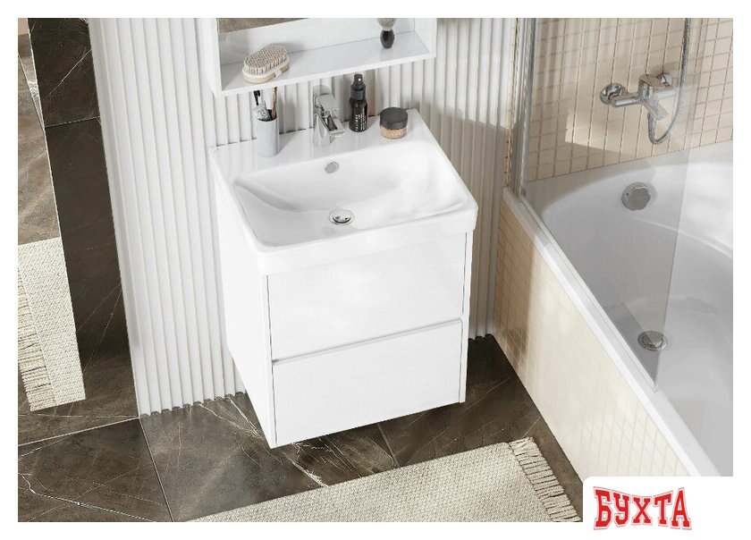 Мебель для ванных комнат Акватон Тумба под умывальник Сканди 55 1A251701SD010 5