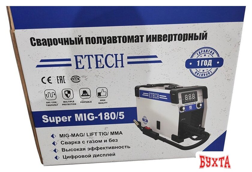 Сварочный инвертор ETECH Super MIG-180/5 4