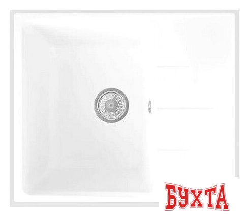 Кухонная мойка Granrus GR-575 (белый) 1