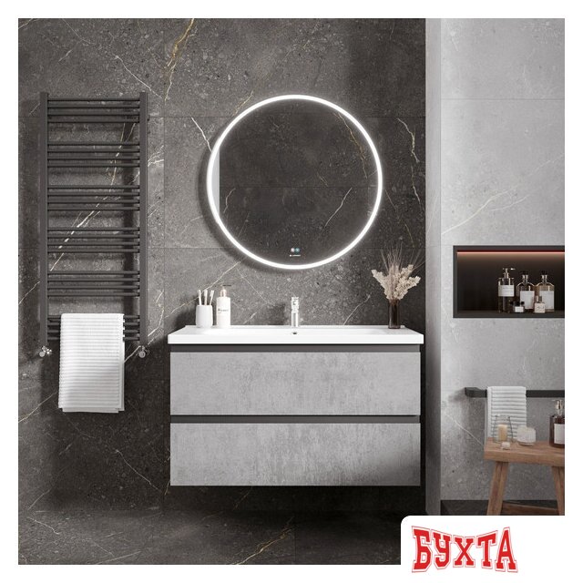 Мебель для ванных комнат Laparet Зеркало Electra D 80 3