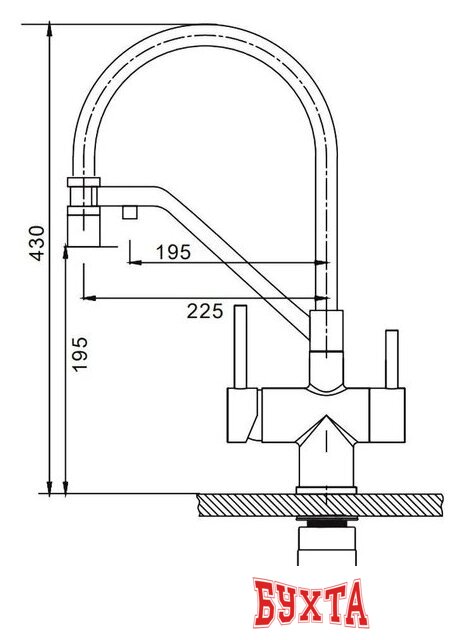 Смеситель Splenka S70.62.09 3