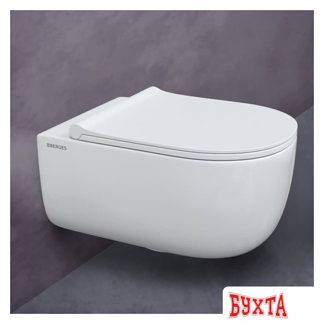 Сиденье для унитаза Berges Wasserhaus Okus Slim 019603 2