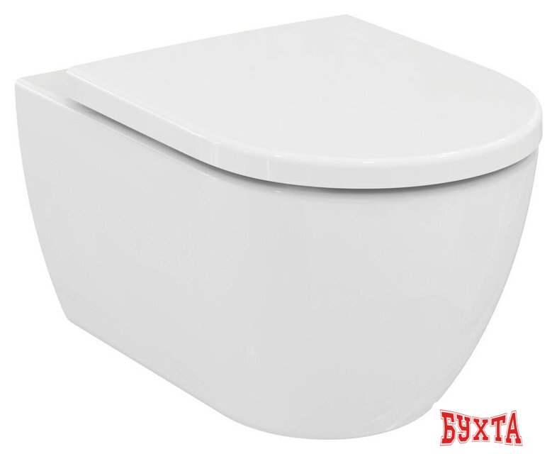 Унитаз подвесной Ideal Standard Elisse Rimless с сиденьем Soft-Close T569201