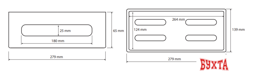 Мыльница Bemeta Cytro 102308226 2