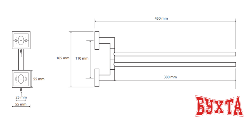 Держатель для полотенца Bemeta Beta 132204102 2