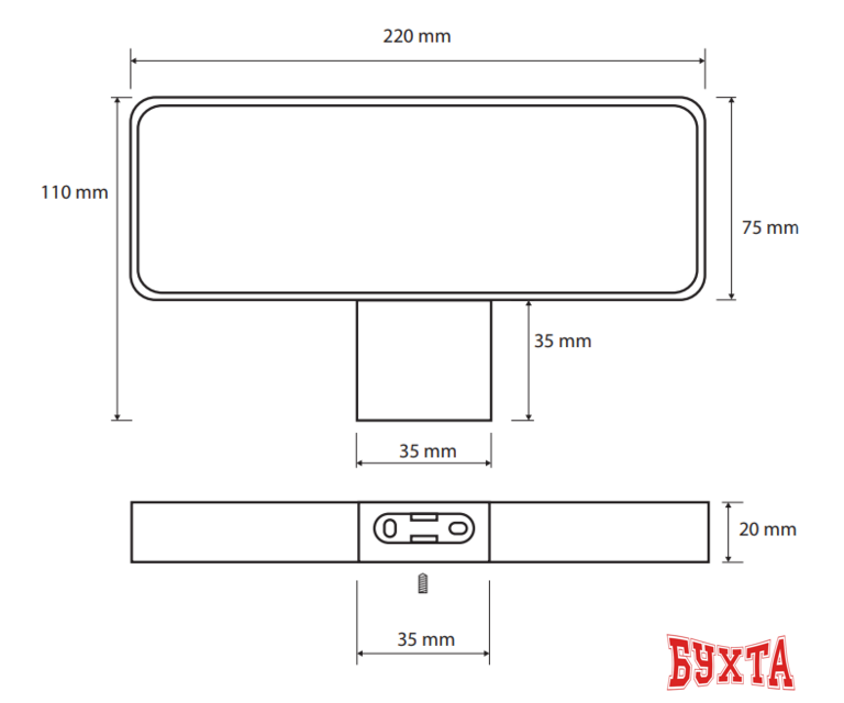 Держатель для полотенца Bemeta Nero 135004060 2