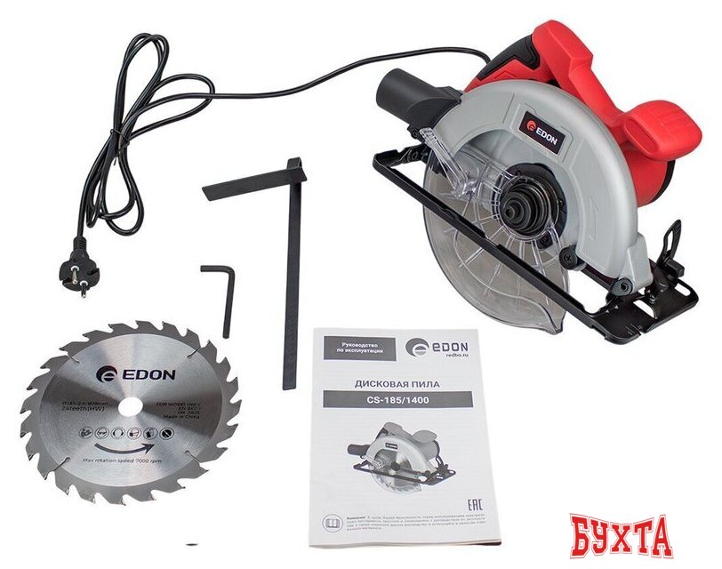 Дисковая (циркулярная) пила Edon CS-185/1400 4