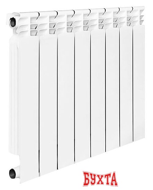 Алюминиевый радиатор Oasis 500/80 (алюминиевый, 10 секций) 1