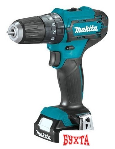 Ударная дрель-шуруповерт Makita HP333DWME (с 2-мя АКБ, кейс) 2