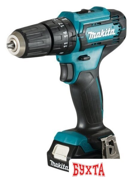 Ударная дрель-шуруповерт Makita HP333DWAE (с 2-мя АКБ, кейс) 2