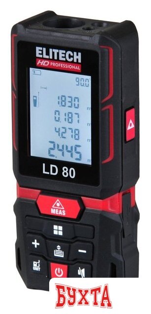 Лазерный дальномер ELITECH LD 80