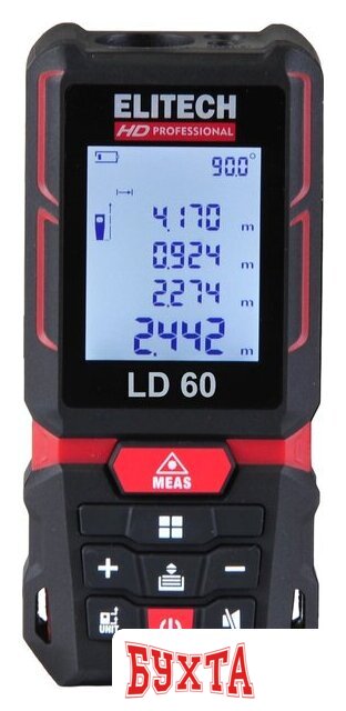 Лазерный дальномер ELITECH LD 60 2