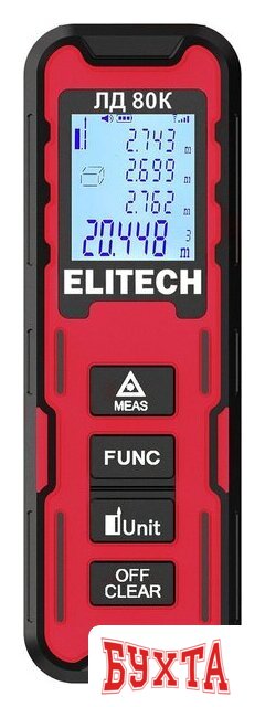 Лазерный дальномер ELITECH ЛД 80К (new)