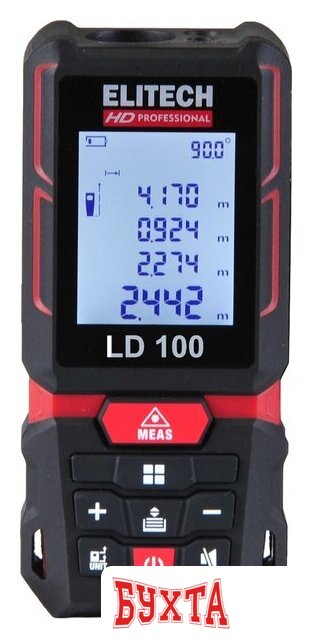Лазерный дальномер ELITECH LD 100 2