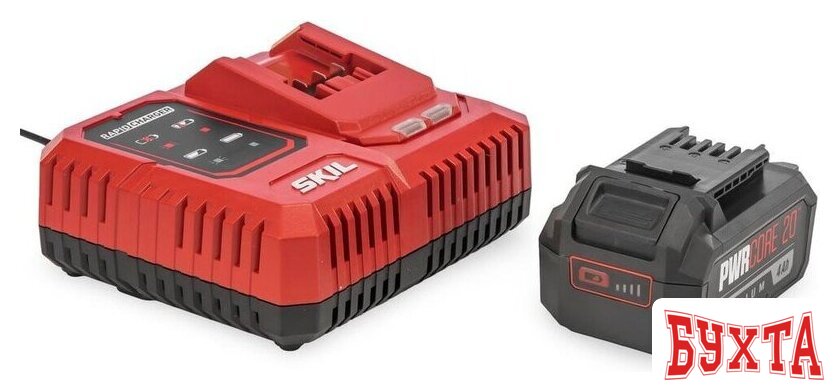 Аккумулятор с зарядным устройством Skil CB5196SE12 (20В/4 Ah + 20В) 1