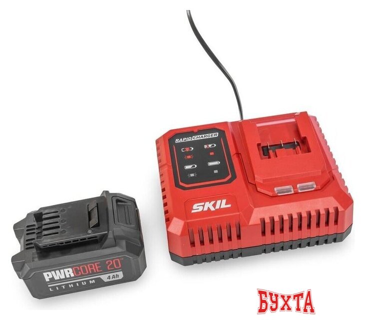 Аккумулятор с зарядным устройством Skil CB5196SE12 (20В/4 Ah + 20В) 3