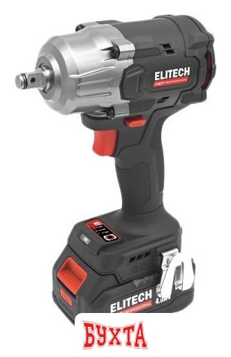 Гайковерт ELITECH HD Professional CW 2009SL E2201.059.01 (с 1-им АКБ 4 Ач, кейс)