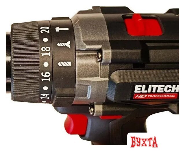 Ударная дрель-шуруповерт ELITECH CD 20BL2 E2201.042.00 (без АКБ) 4
