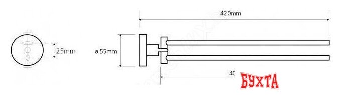 Держатель для полотенца Bemeta 104204191 2