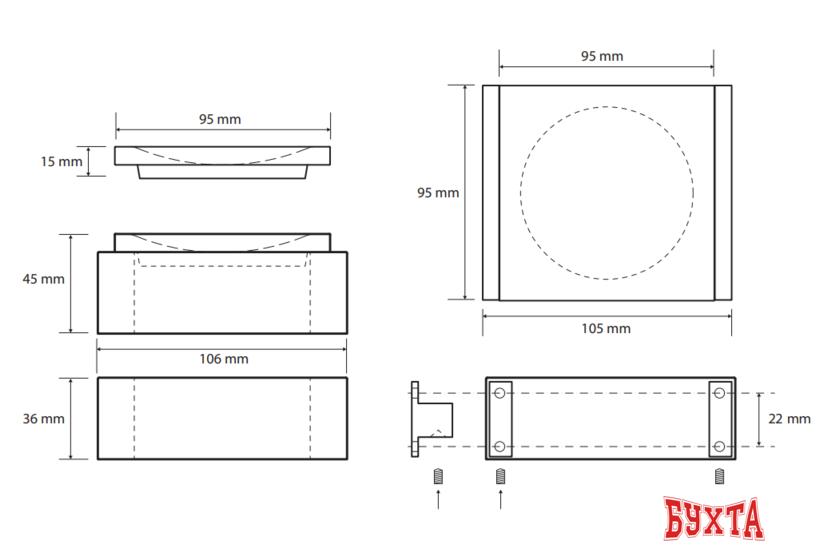 Мыльница Bemeta Gamma 145508312 2
