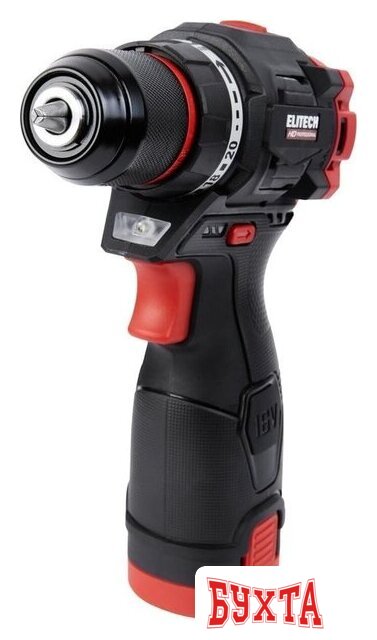 Дрель-шуруповерт ELITECH HD Professional CD 16L2 E2201.039.01 HD (с 2-мя АКБ, кейс) 4