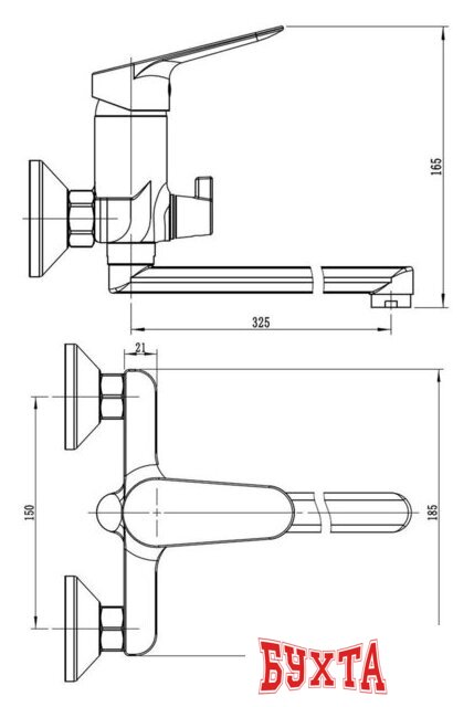 Смеситель Esko Kazan KZ31A 2