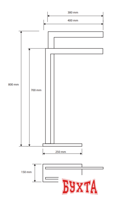 Держатель для полотенца Bemeta Beta 132836022 2