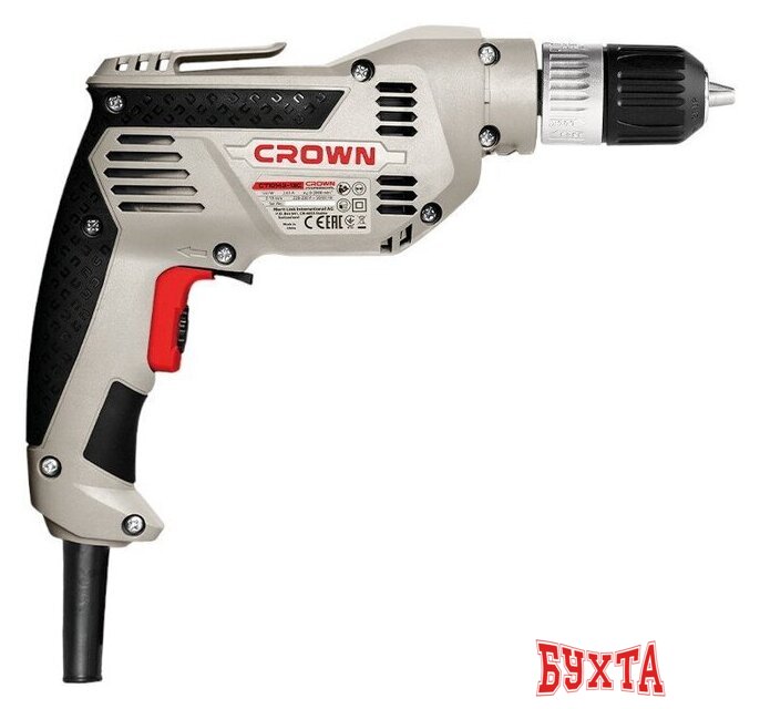 Безударная дрель Crown CT10143-13C 3