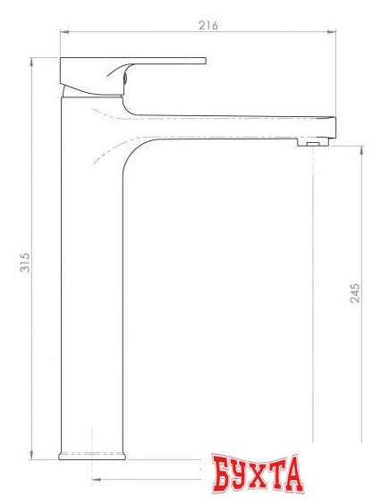Смеситель Inan Beril M2416 2