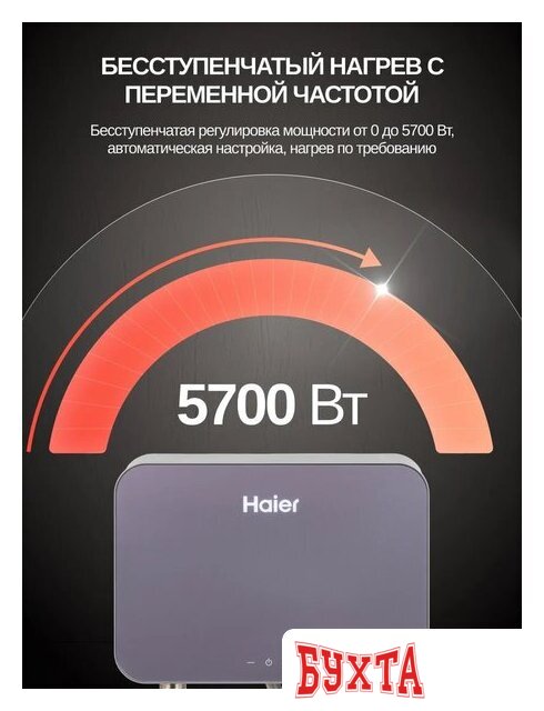 Проточный электрический водонагреватель Haier Smart-EI6 4