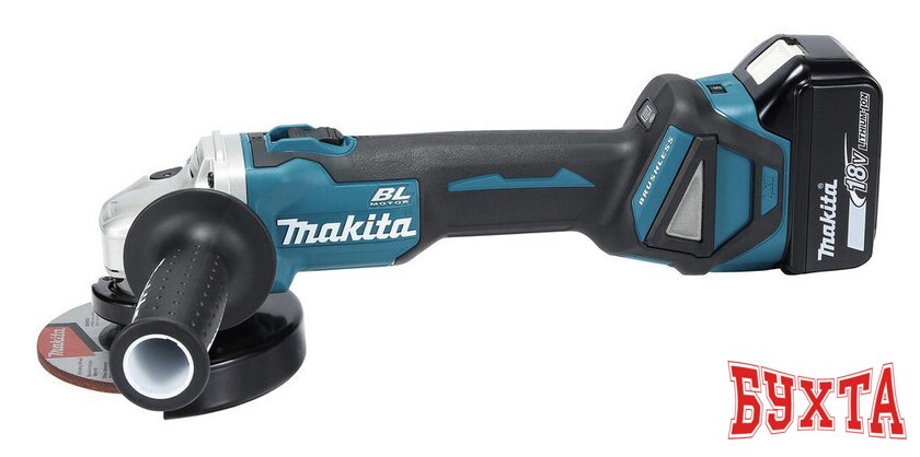 Угловая шлифмашина Makita DGA511RTJ (с 2-мя АКБ 5 Ач, кейс) 4