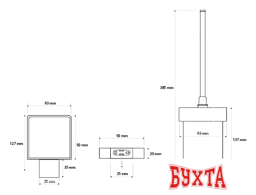 Ершик для унитаза Bemeta Via 135013012 2