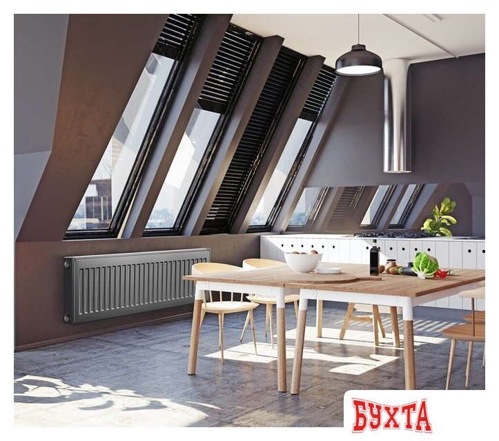 Стальной панельный радиатор Royal Thermo Compact C11-500-1100 RAL9016 3