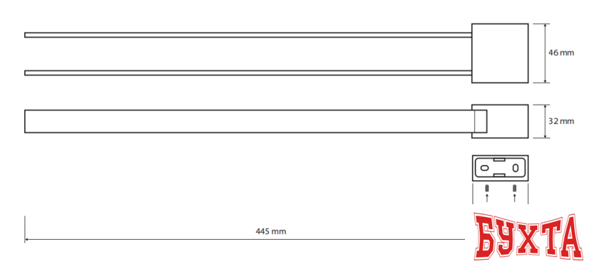 Держатель для полотенца Bemeta Via 135004102 2