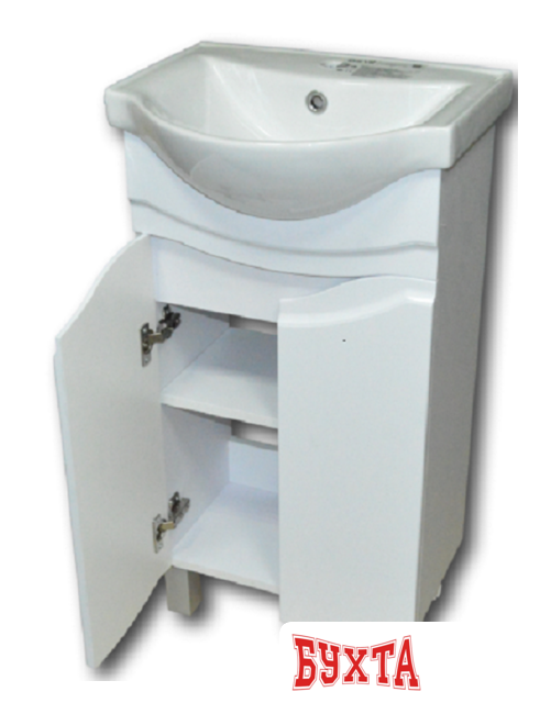 Мебель для ванных комнат Гамма Тумба с умывальником Р24оф8/2 У-60 Практико-44060 2